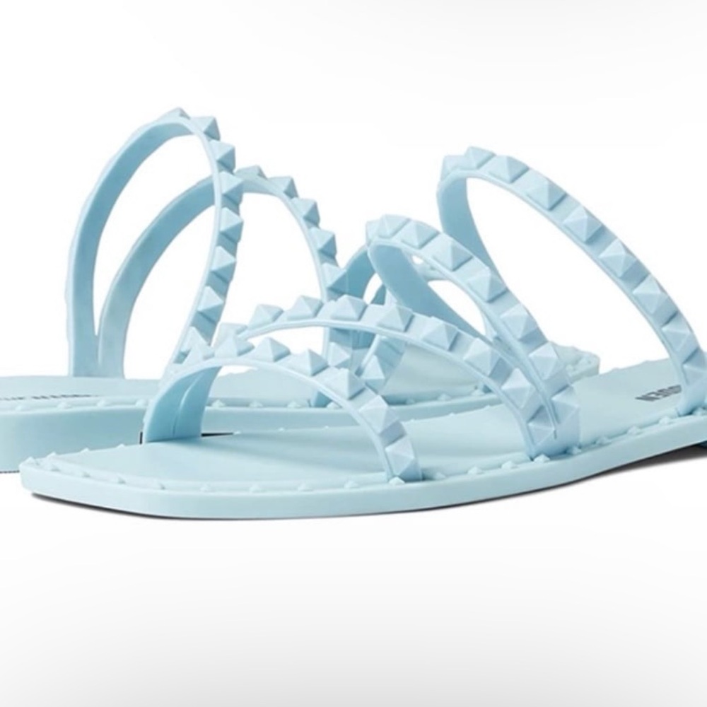 skylar baby blue steve madden sandals